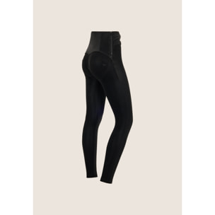Pantaloni push up WR.UP® superskinny vita alta effetto wet