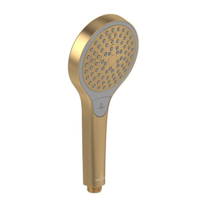 Pomme de douche 3 jets VILLEROY & BOCH Verve Showers Brushed Gold