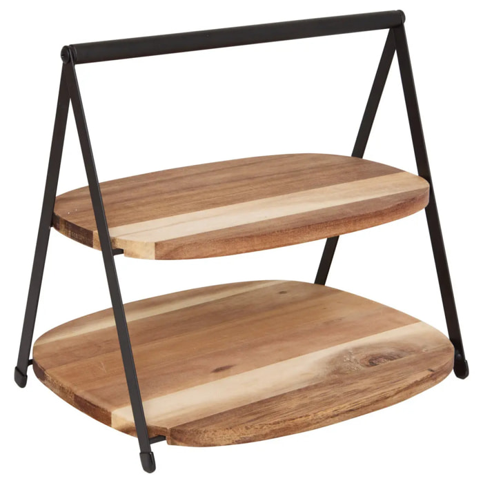 Serviteur de table Mina marron L27,5xp25,5xH25cm
