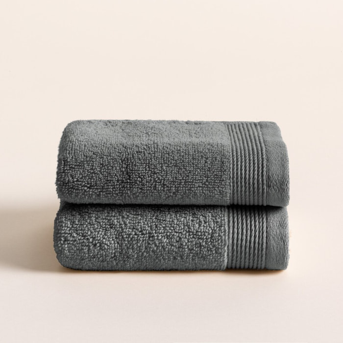 Lot de 2 serviettes en acier Harmony - Zero Twist - 600 grammes