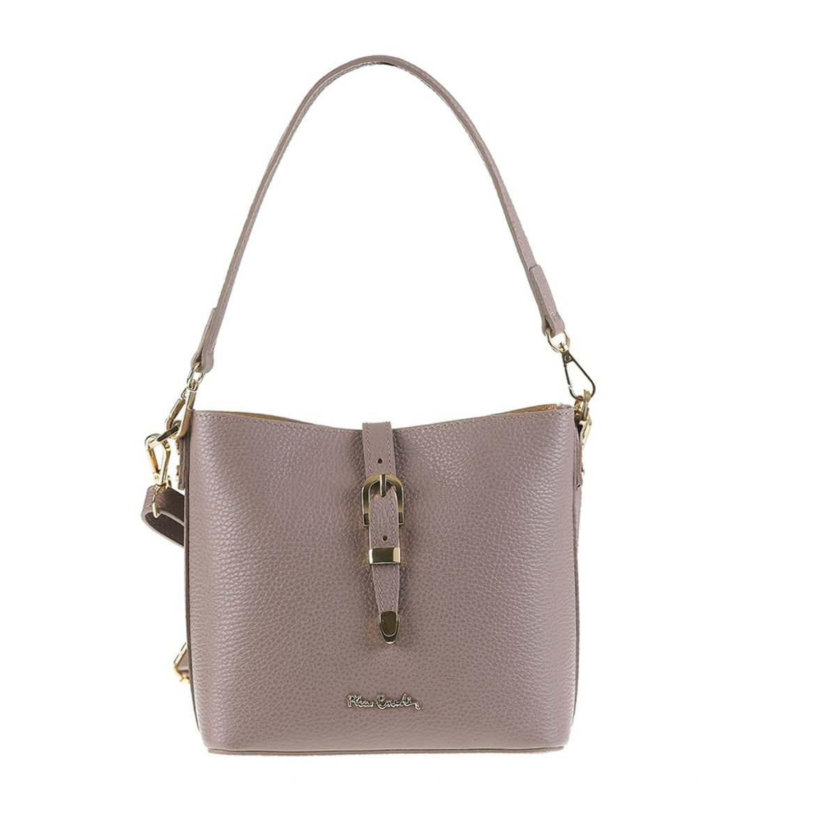 Borsa a spalla da donna Made in Italy - Modello Valeria Elite - 100% pelle - 22.0 x 19.5 x 10.5 cm