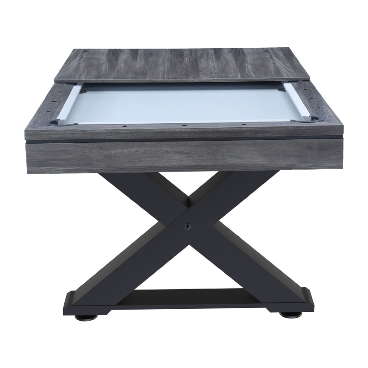 Table multi-jeux, ping-pong et billard en bois gris ARIZONA