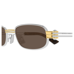 Gafas de Sol Bottega Veneta BV1381S-001 de Metal Unisex 50 mm