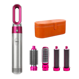 Secador de pelo WT-618. 5 en 1, permite alisar, secar, rizar y mucho más. Incluye un estuche para mantener todo ordenado y facilitar su transporte.