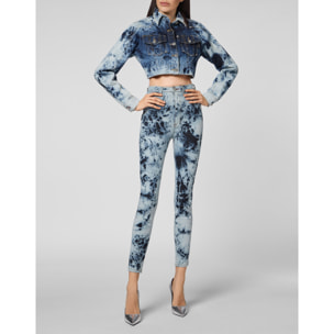 PHILIPP PLEIN Jegging de cintura alta