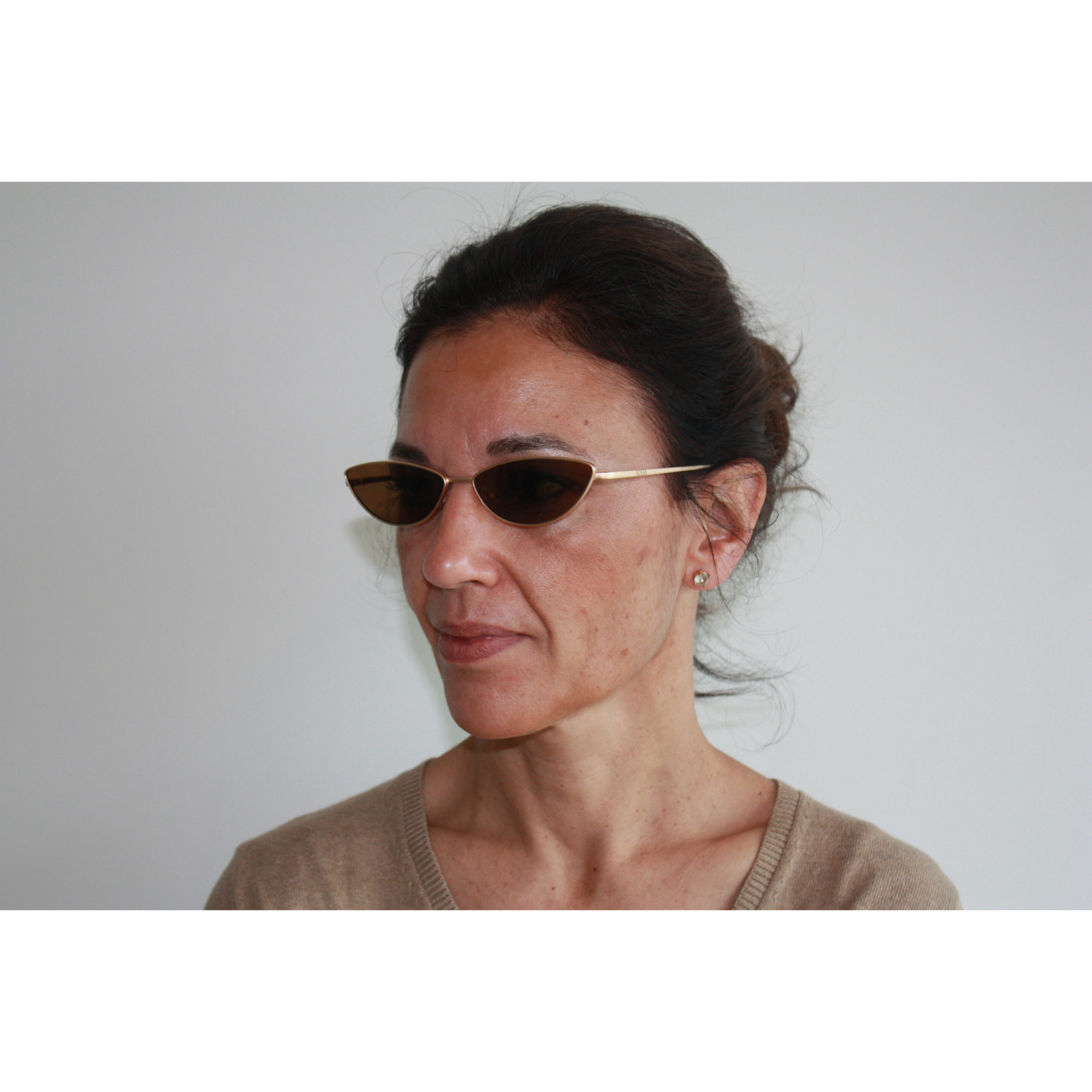 Gafas de sol OCEAN LIVERPOOL - Dorado mate / Marrón transparente