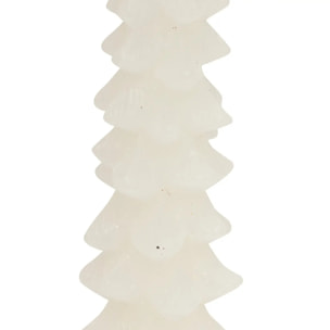 Lot de 2 bougies bâton sapin blanc
