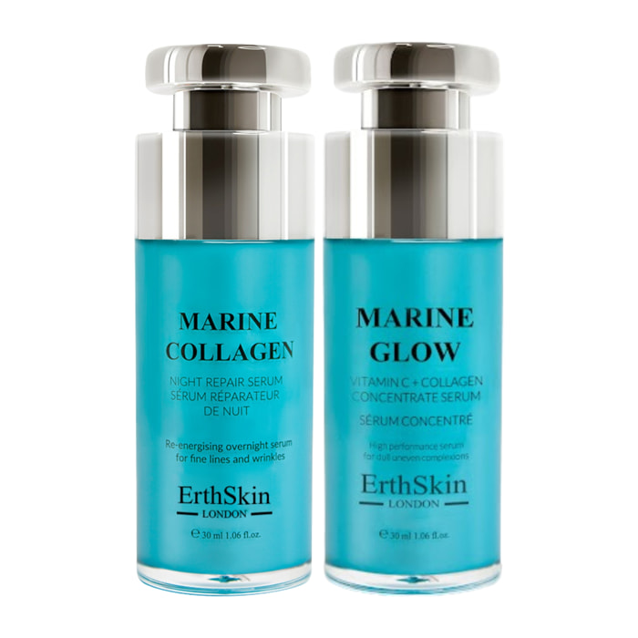 Suero reparador nocturno de colágeno marino 
 Suero concentrado marino
