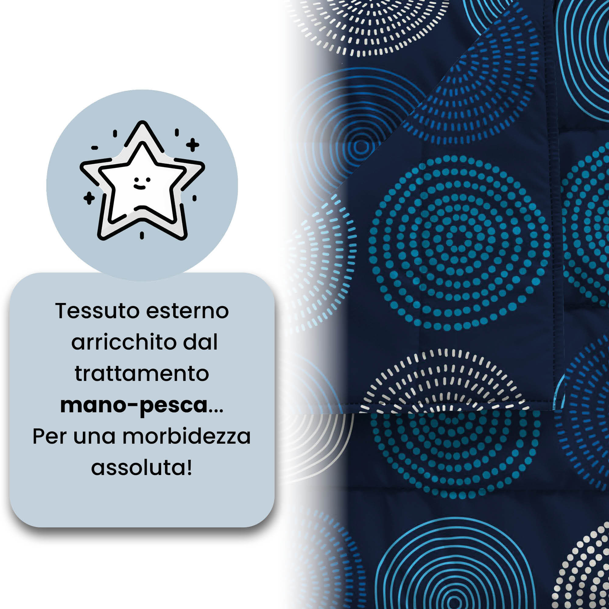 TRAPUNTINO ESTIVO BASIC, 100gr - Made in Italy - MATRIMONIALE