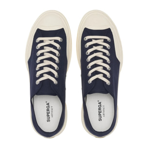 Superga - Zapatillas Unisex Blanco - 2432 WORKS LOW CUT COTTON CANVAS