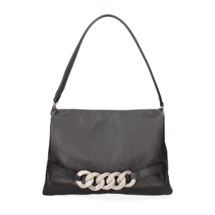Borsa a spalla da donna Made in Italy - Valeriana Elite - 100% pelle - 31.0 x 22.0 x 11.0 cm