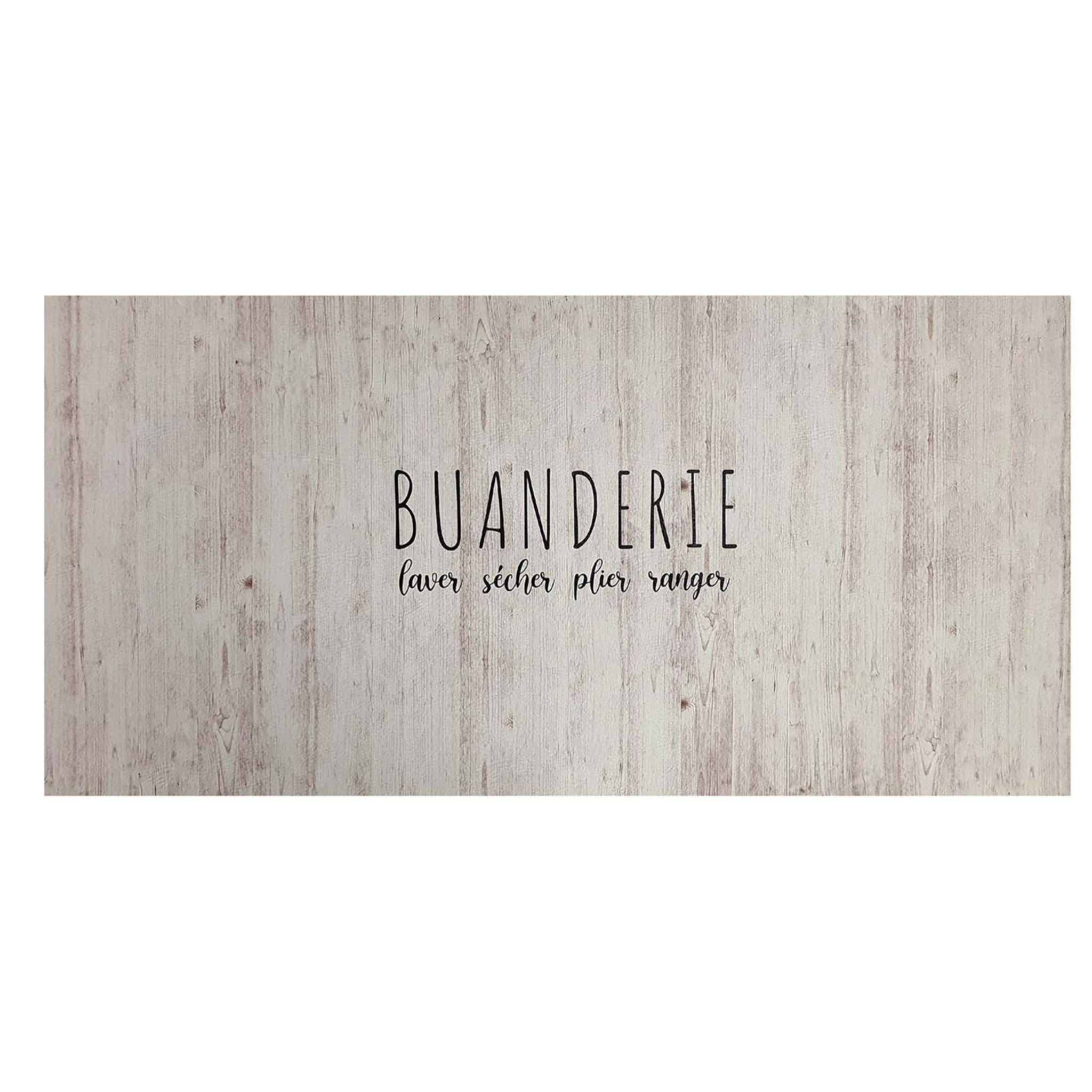 Tapis de buanderie en mousse de vinyle - Beige