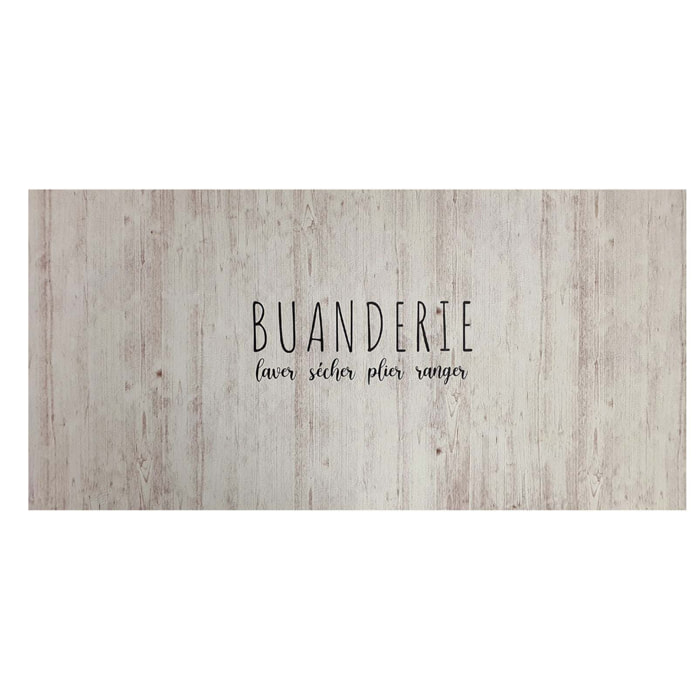 Tapis de buanderie en mousse de vinyle - Beige