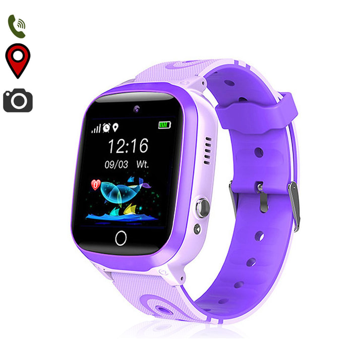 Smartwatch per bambini Q13 GPS + LSB + localizzatore Wifi. Con fotocamera, schermo 1.44, interfono e chiamate.