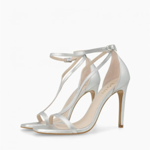 SANDALIAS PLATEADAS WALKER