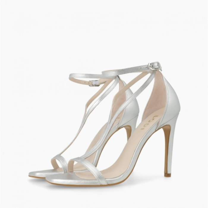 SANDALIAS PLATEADAS WALKER