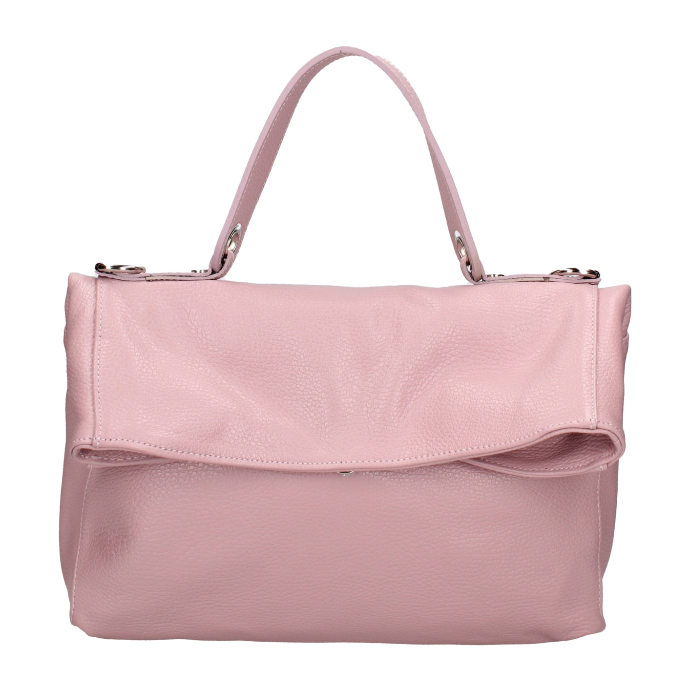 Borsa a spalla convertibile in zaino da donna In Vera pelle Made in Italy 34x21x12 cm
