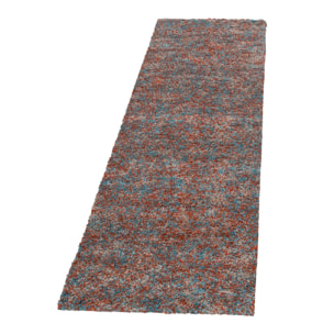 ENJOY - Tapis shaggy à poils longs terracotta