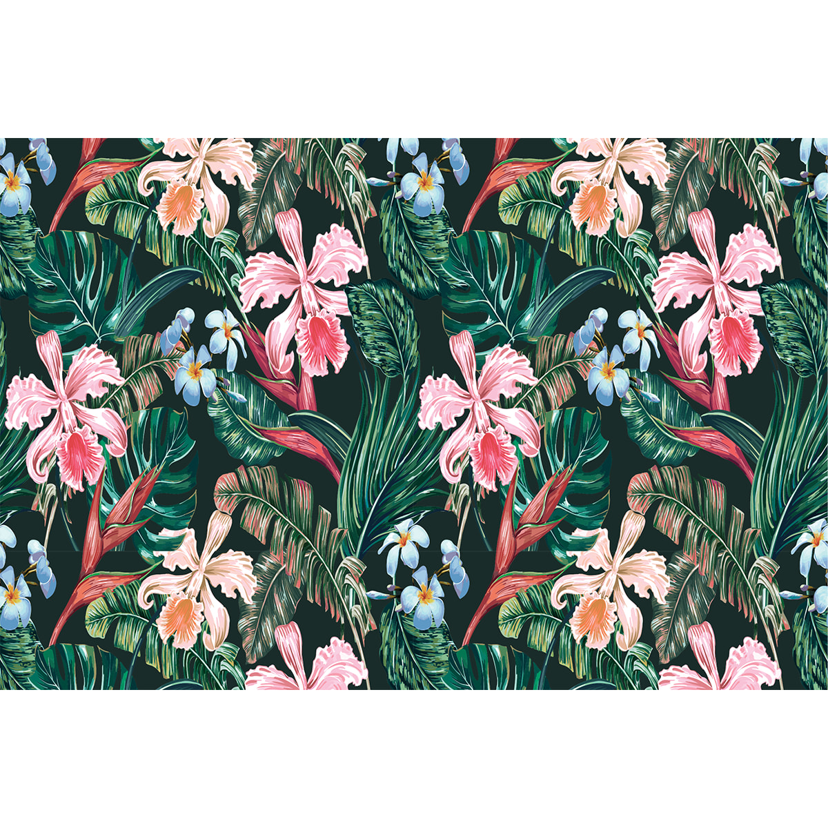 Sticker meuble tropical kwok 40 x 60 cm