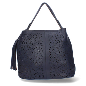 Bolso de hombro de Mujer con dos piezas, compartimento principal con cremallera