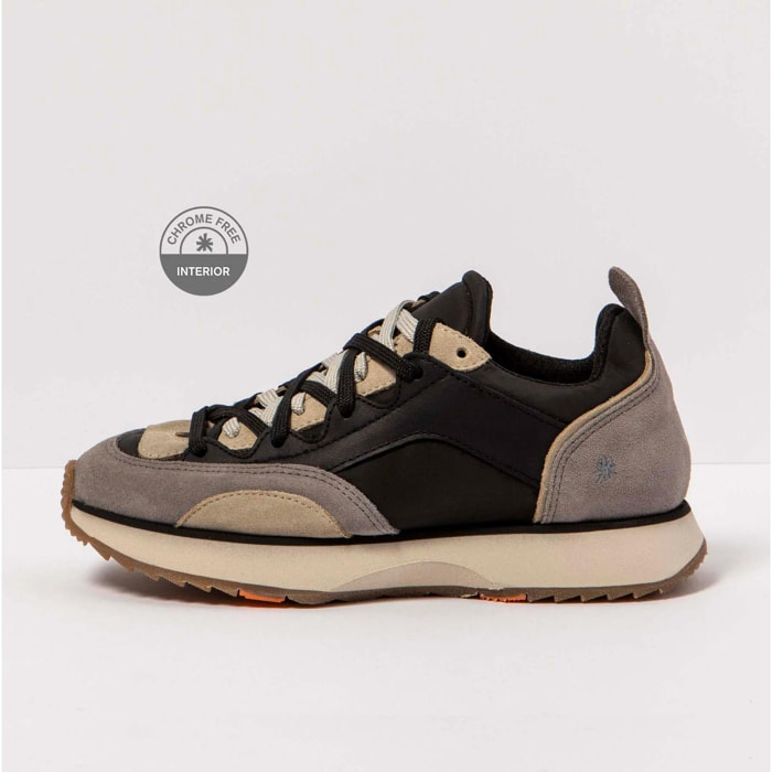 Zapatos 1781 MULTI LEATHER GREY-BLACK/TURIN color Grey-black