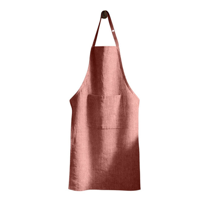 Tablier classique 100% polyester recyclé fil flamme rouge
