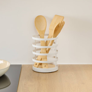 Pot à ustensiles Balm D13x17,3cm blanc