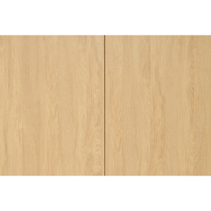 Bibliothèque finition bois clair chêne L92 cm NAGANO