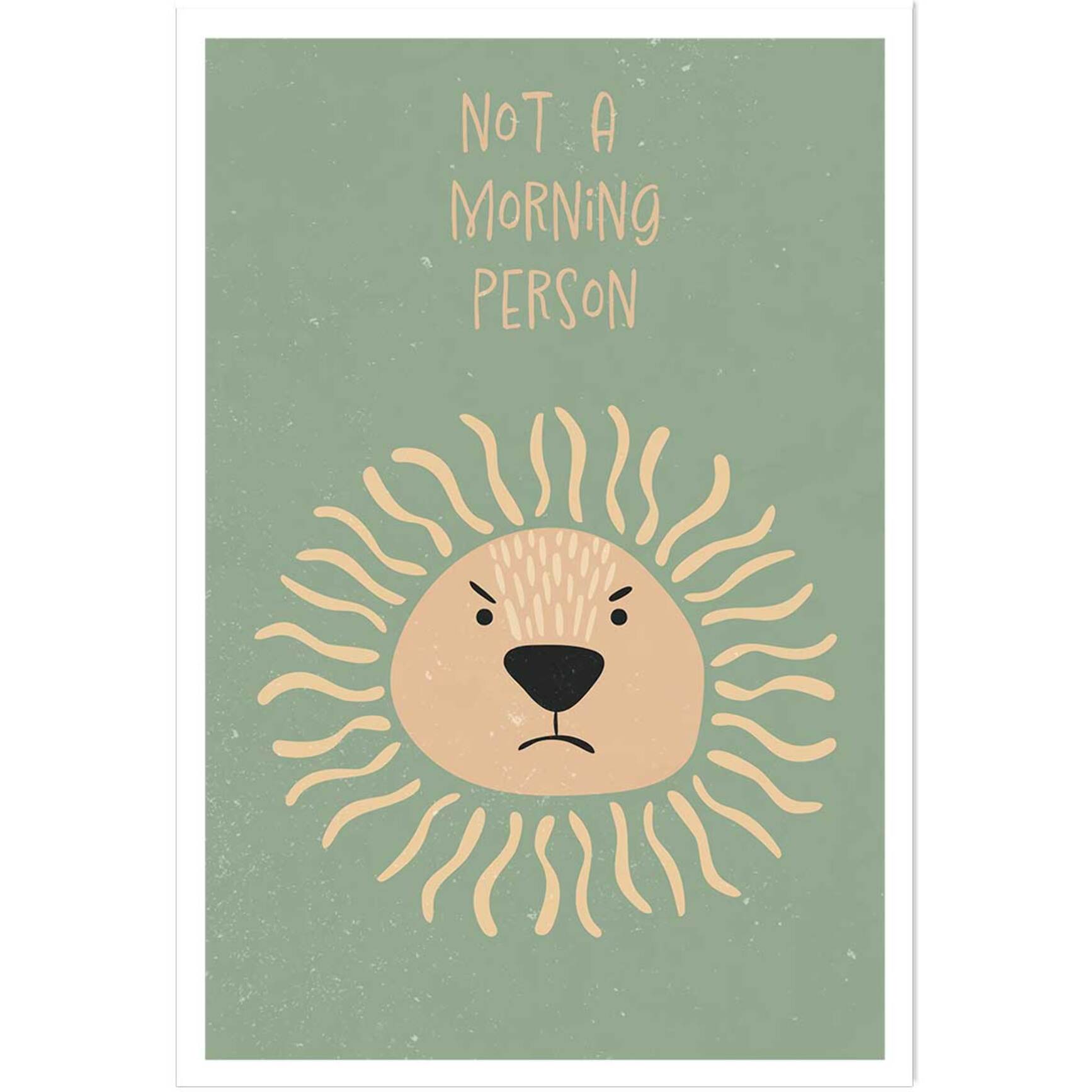 Affiche enfant lion Affiche seule