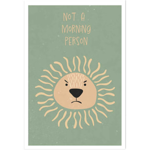 Affiche enfant lion Affiche seule