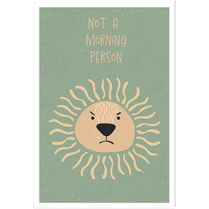 Affiche enfant lion Affiche seule