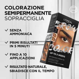 Tinta Semi Permanente per Sopracciglia 3.0 Dark Brunette Brow Color Effetto Naturale Senza Ammoniaca