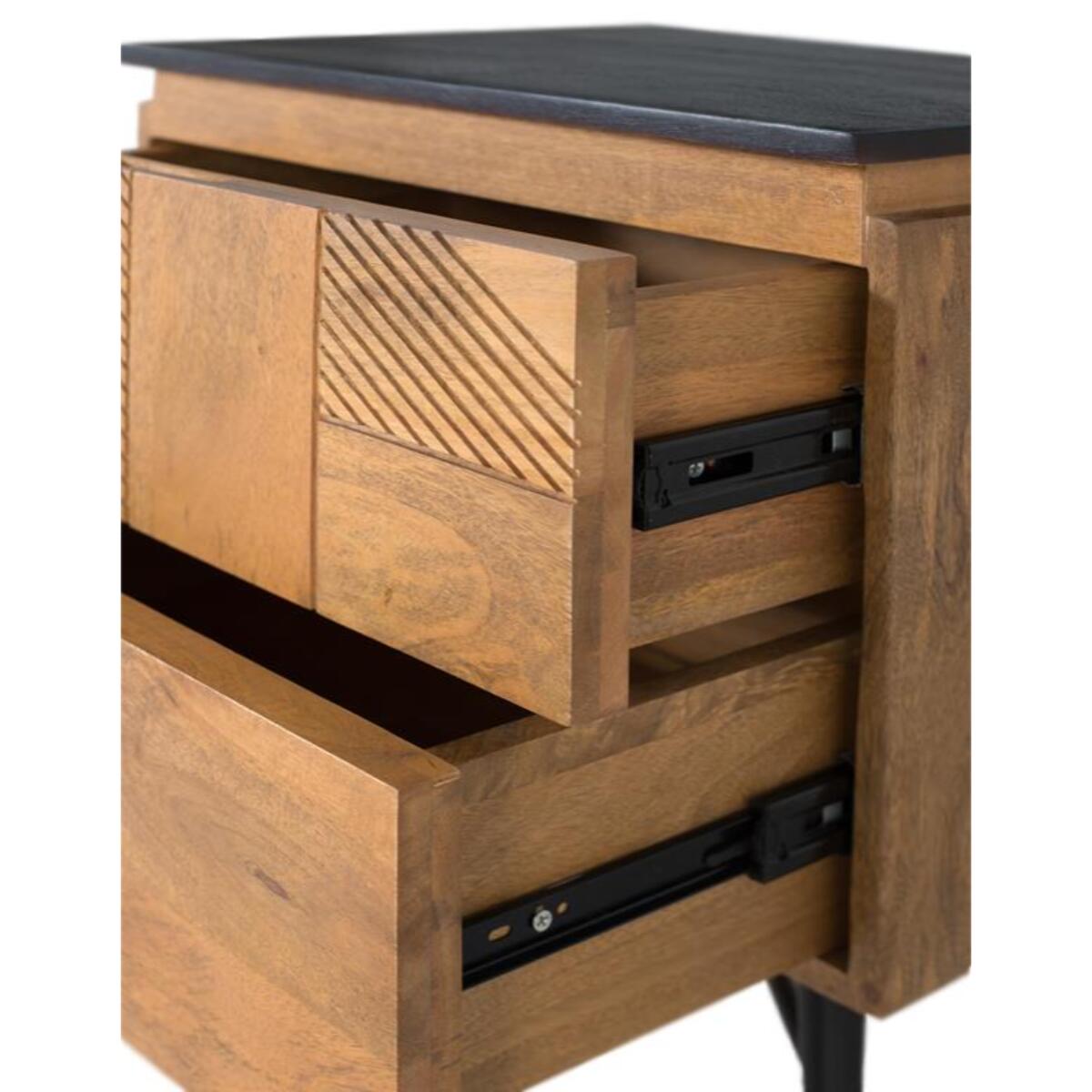 TABLE DE CHEVET - BANC DE PIED DE LIT 55x50x40