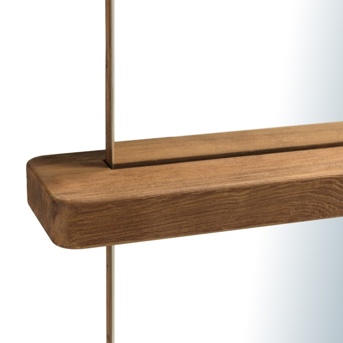 SIXTINE - Miroir 83x180cm en bois de teck recyclé
