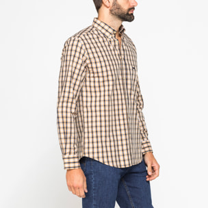 CAMICIA BUTTON-DOWN CON MANICA LUNGA E TASCHINO