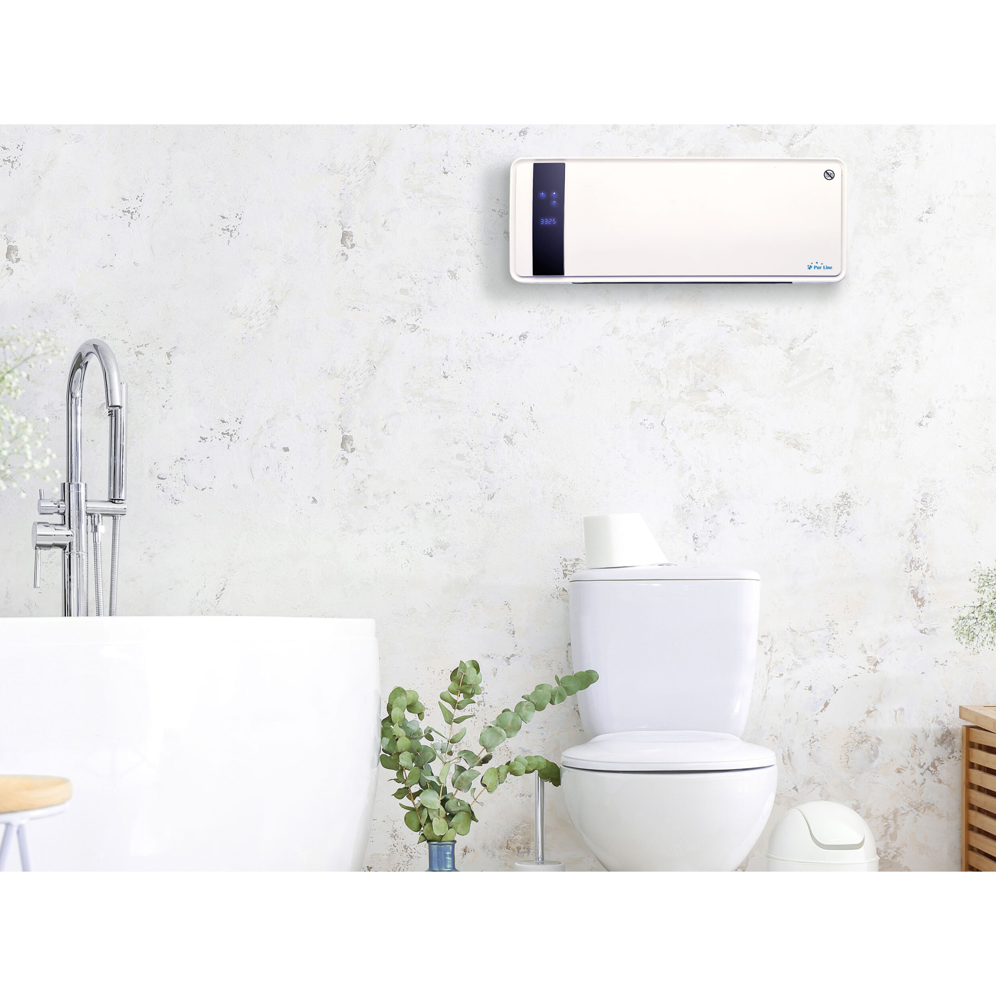 Chauffage soufflant  2000 W 3 modes de fonctionnement avec télécommande et minuterie