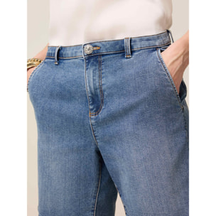 Oltre - Bermuda in jeans - Blu