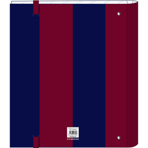 Carpeta 4 anillas 35mm c/recambio f.c.barcelona