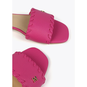 Sandali a ciabattina con dettaglio intrecciato