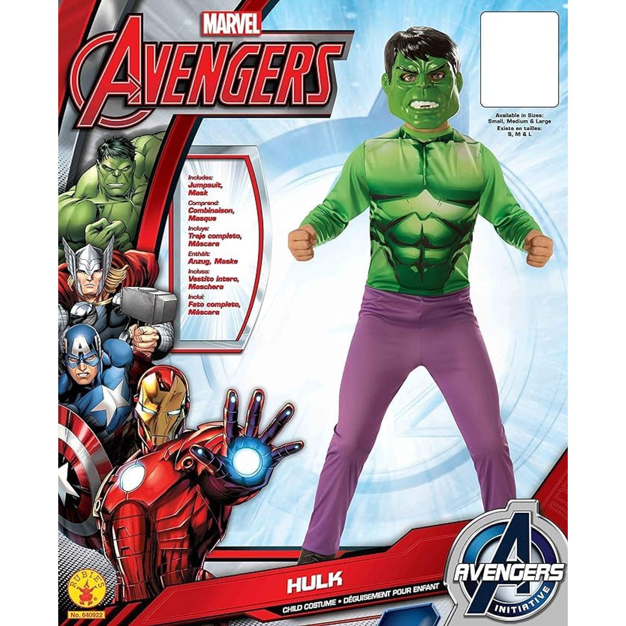 DISFRAZ HULK OPP INF