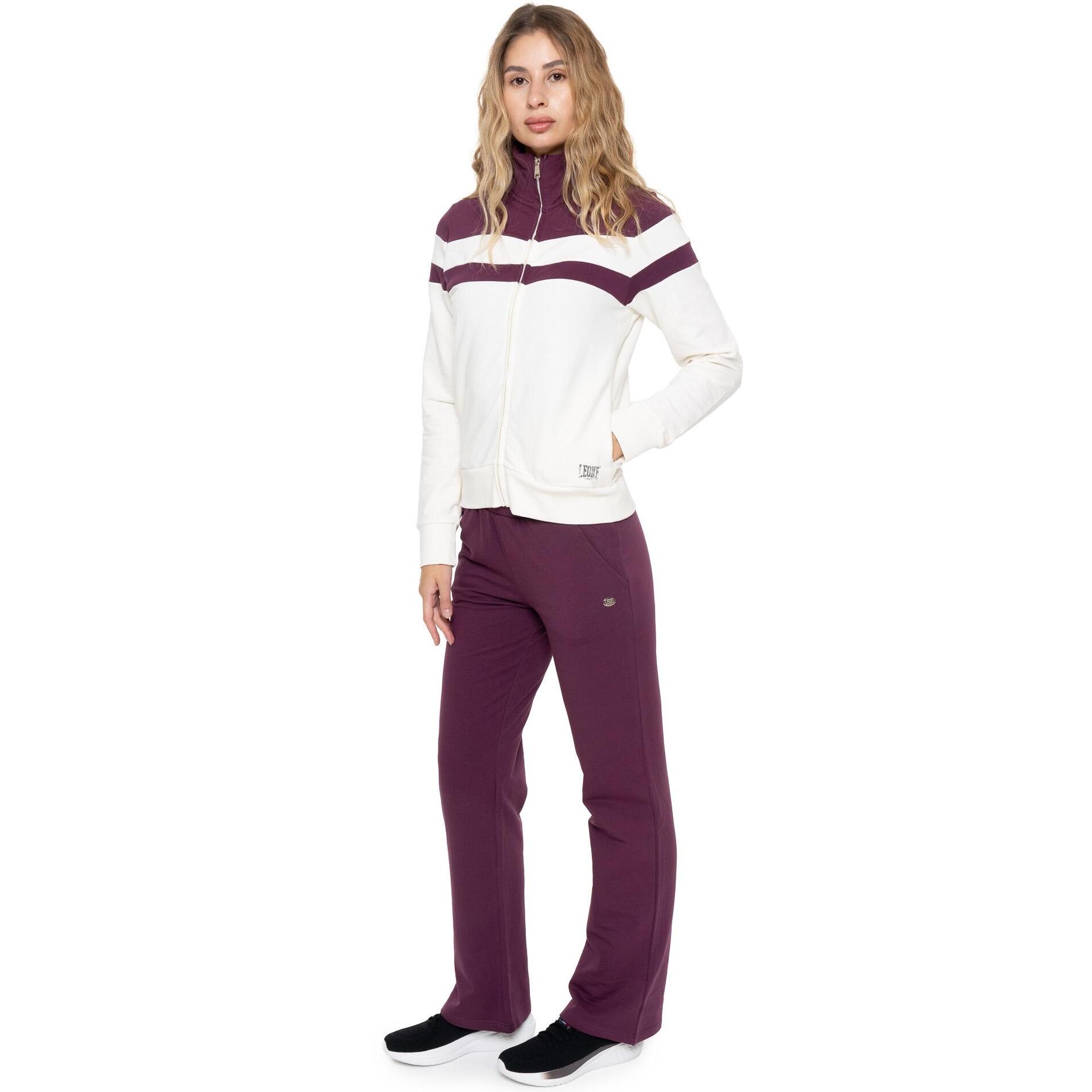 Chándal mujer Leone 1947 Apparel Never Without cuello alto cremallera invierno
