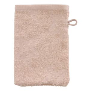 Set Cape et Gant de Bain Enfant Orta 70x55 cm Rose