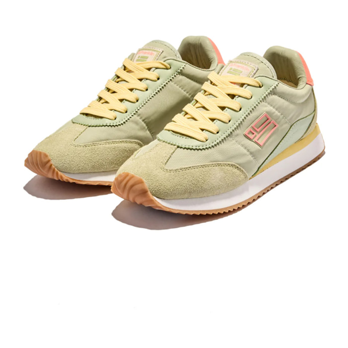 Zapatillas Deportivas de Mujer Estilo Retro Vantage en Verde