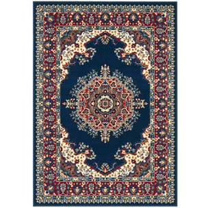 Tappeto Soggiorno Disegno Orientale Blu