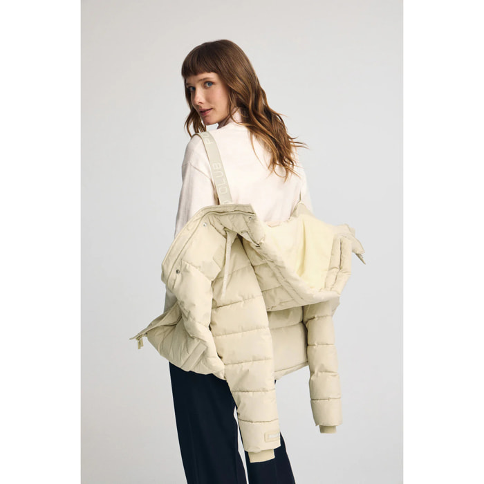 Chaqueta Iris color crudo con logo Polo Club