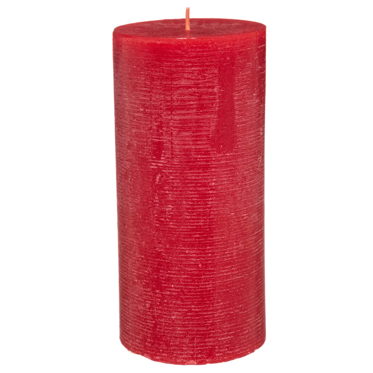 Bougie rustique rouge 445g