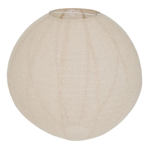 Lanterne boule Jordy D.57cm en lin beige
