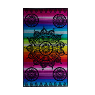 Telo Mare Spugna Jacquard Spiaggia Disegno Dehli