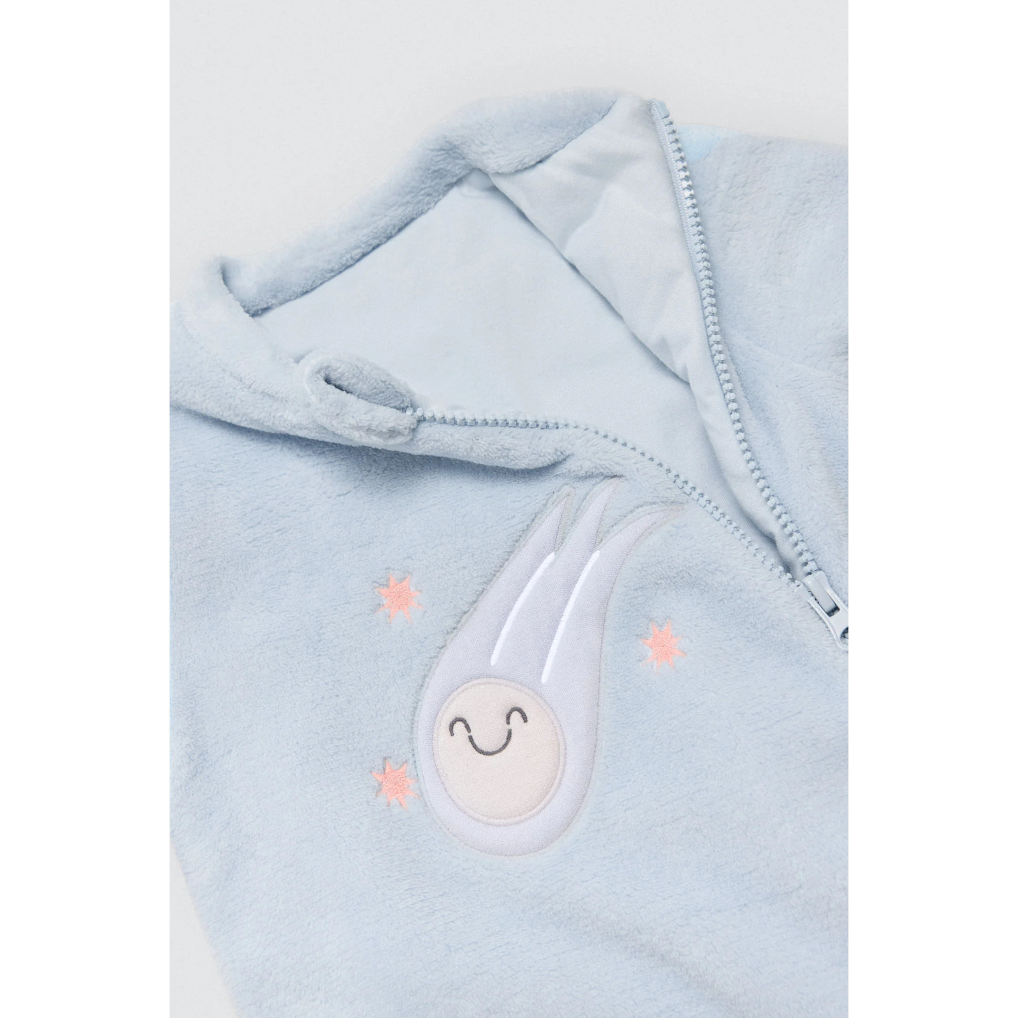 Felpa blu per neonato Baby Stars