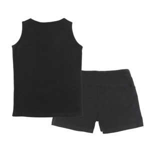 Set canotta + pantaloncini da ragazza Sporty Gold